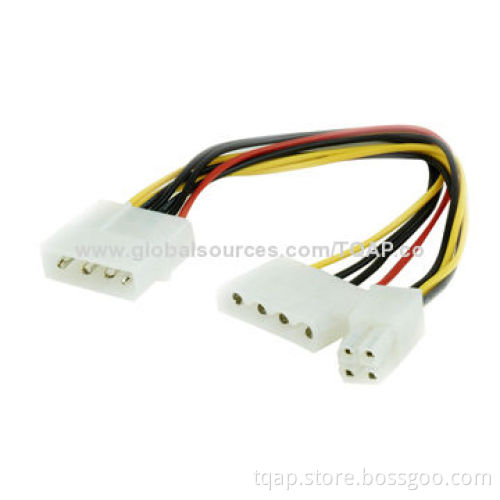 Internal Power Splitter Cable with Two 5-1/4" Connectors